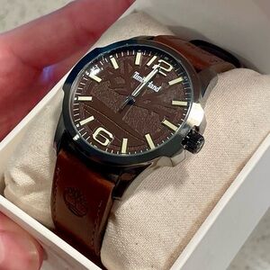 Timberland Brown Leather Watch